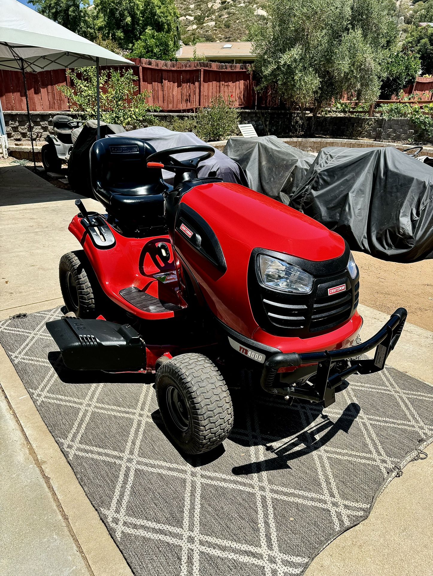 CRAFTSMAN YTS4000 RIDING LAWN MOWER