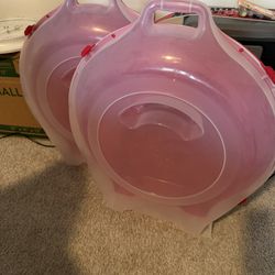 Two Wreath Containers