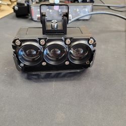 Mini LED Driving Light Three Projector Or Car Truck SUV Pickup Off-road Super Bright White Yellow