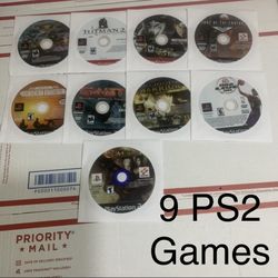 9 PlayStation 2 games (PS2)