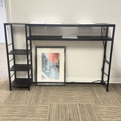 60'' Entryway Table With LED Lights, Outlets & USB-c