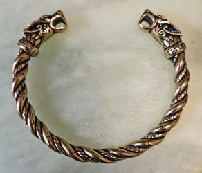 Norse Pagan Viking Arm Ring - Bronze