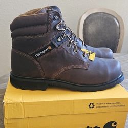 Size 12W Carhartt 6-Inch Steel Toe Work Boot (FW6274-M):
