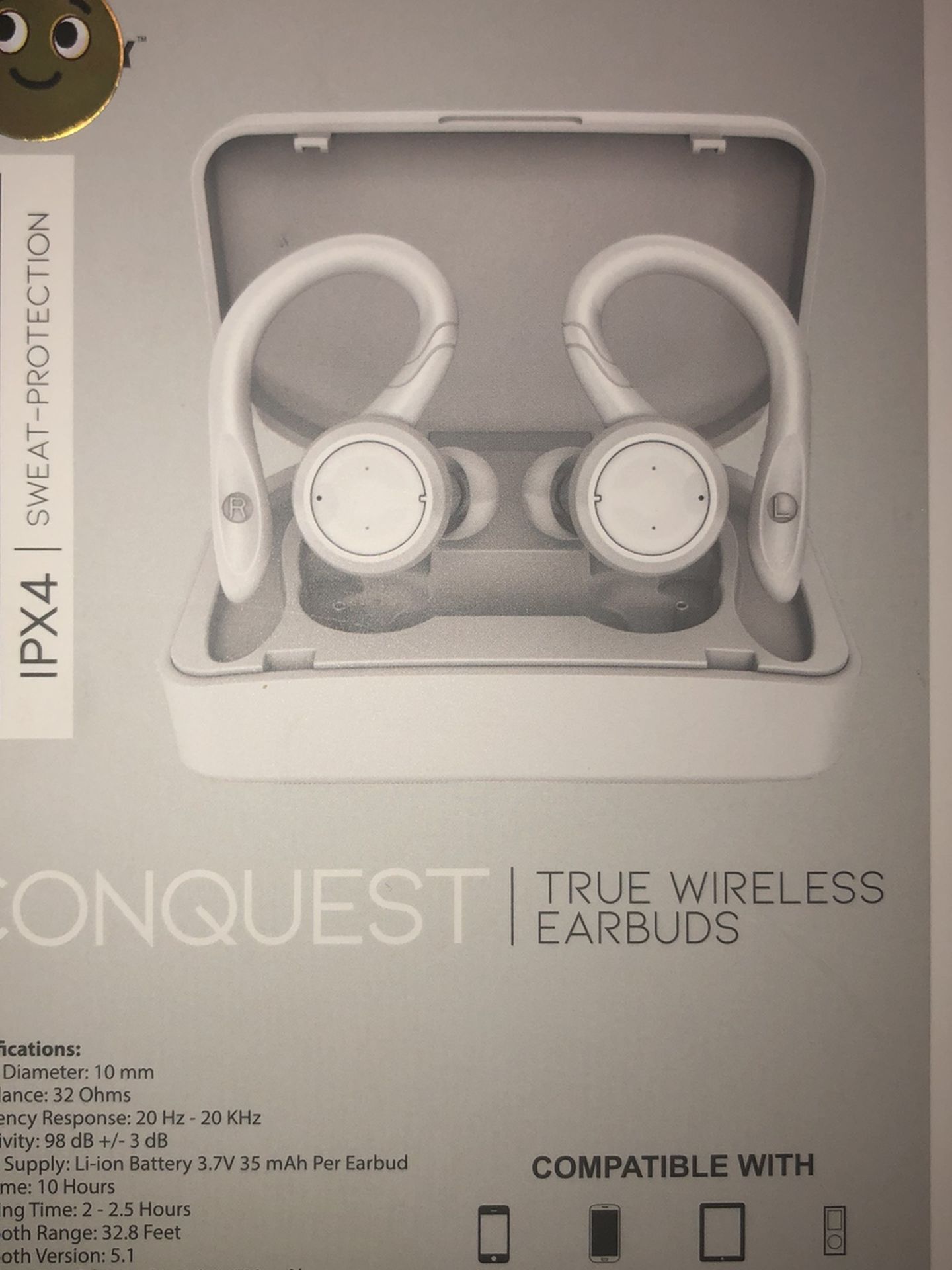 Wireless Sport Earbuds With Charging Case Brand New In Box π¦