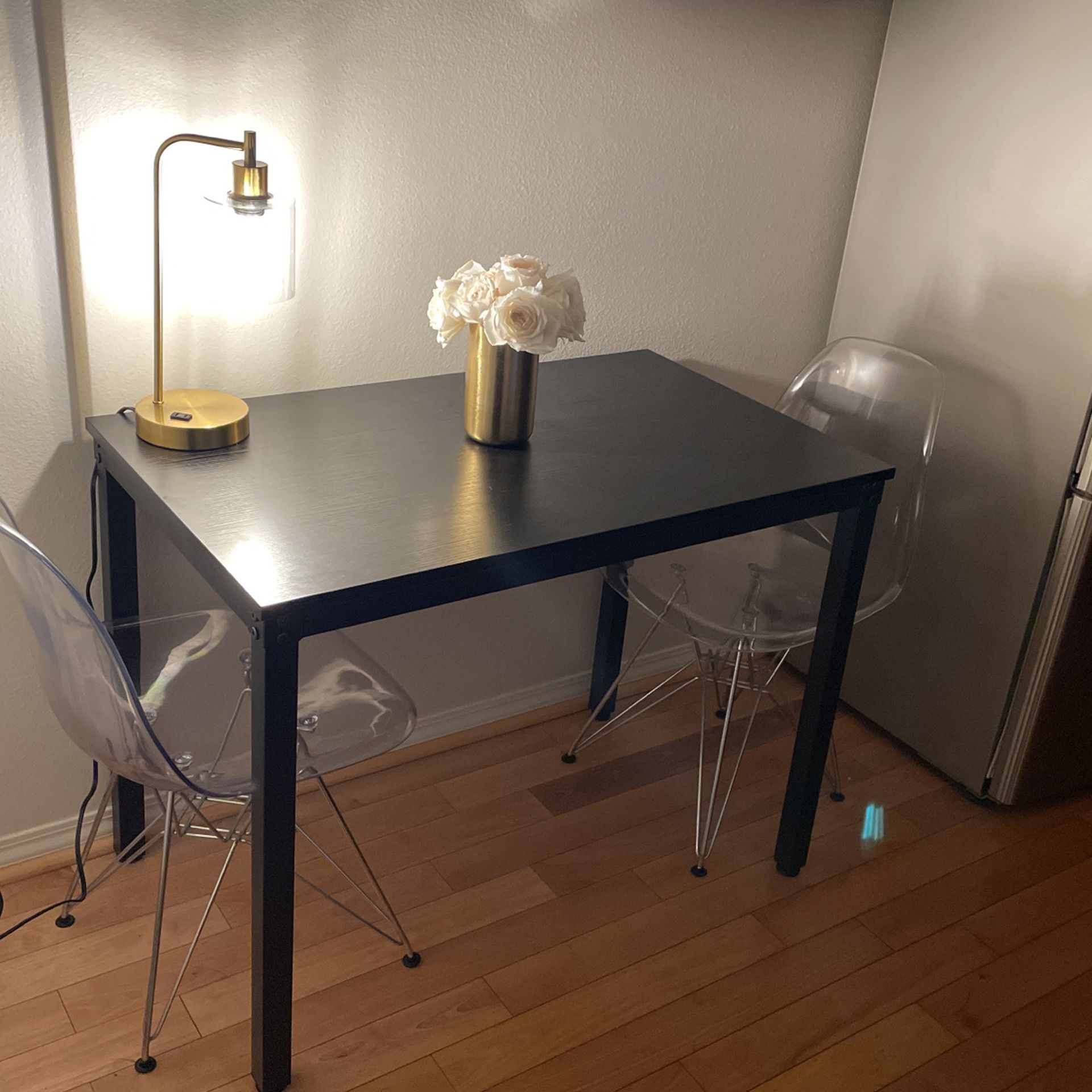 Brand New Black Dining Table For Small Apartment Or Kitchen.