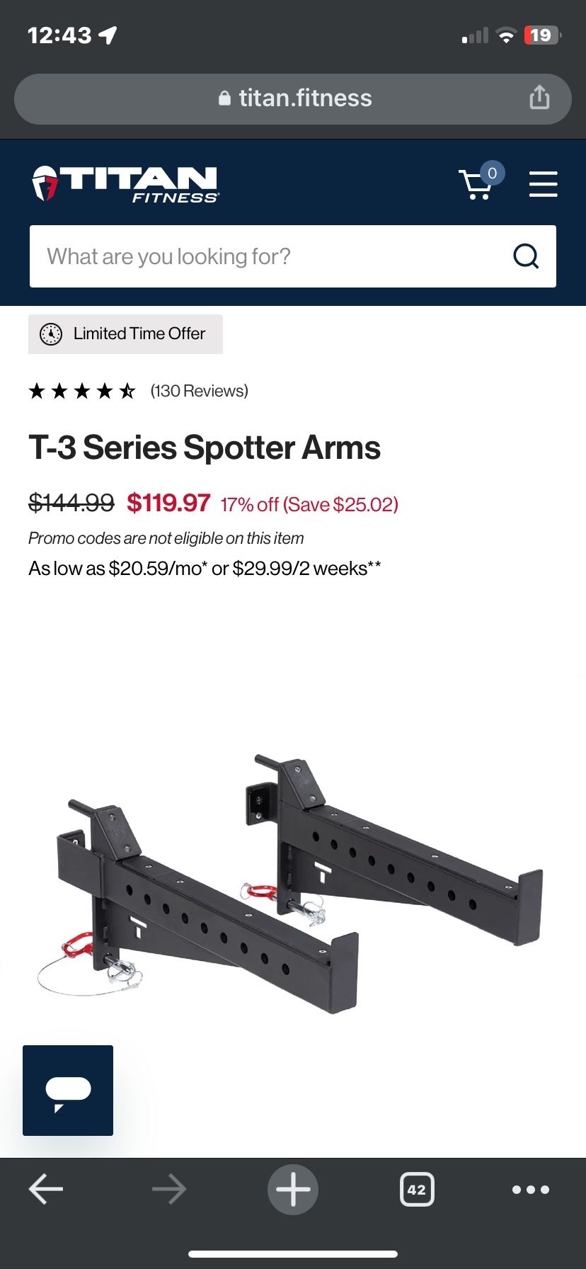 Titán Fitness T3 Rack Equipment