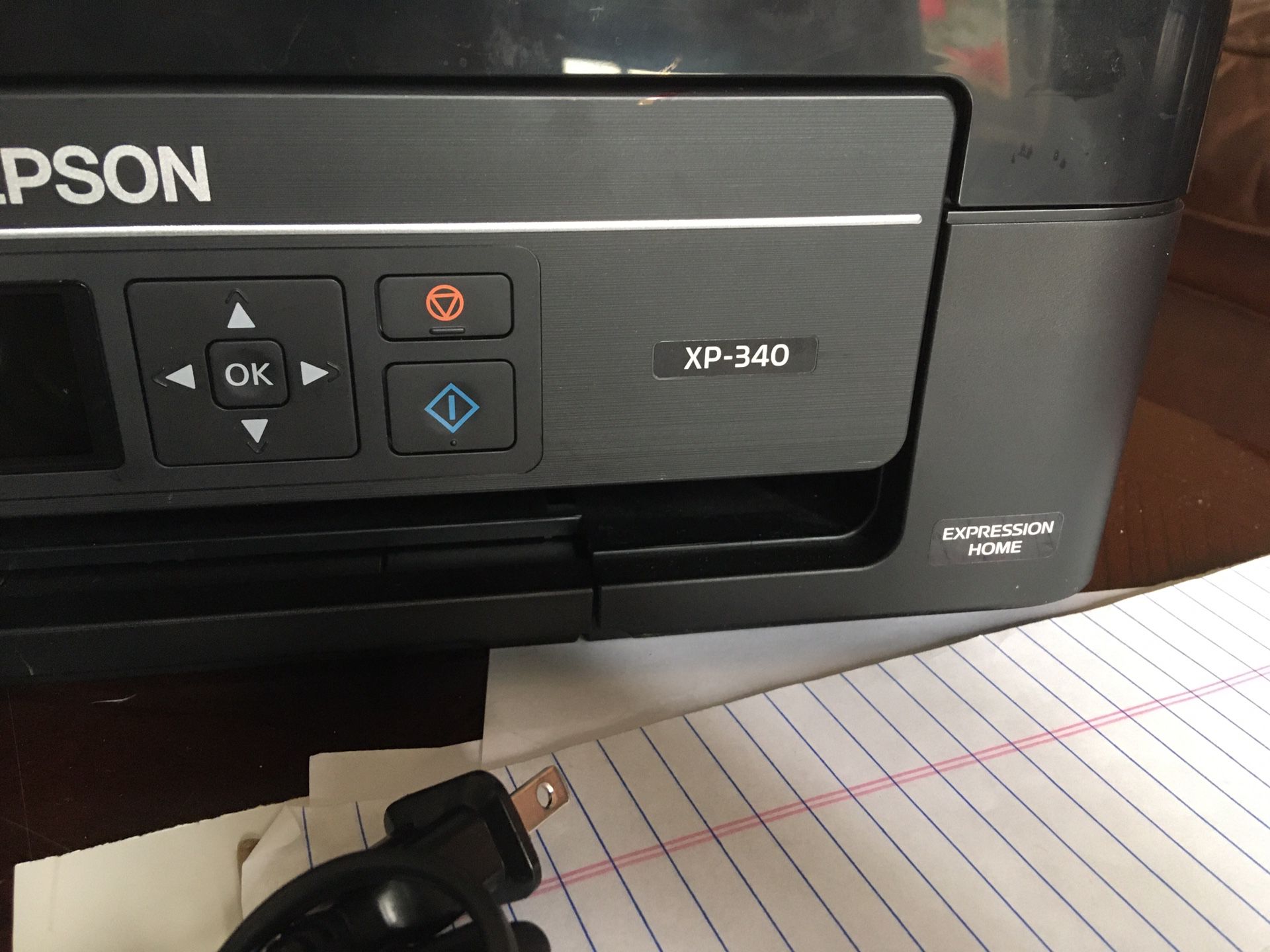 Epson printer with ink