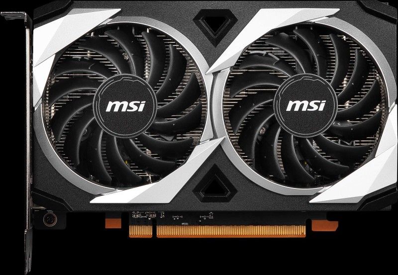MSI Radeon RX 6500 XT MECH 2X 4G OC Graphics Card, PCI-E Gen 4