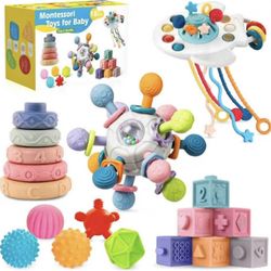 Montessori Toys for Baby 5-in-1 Set