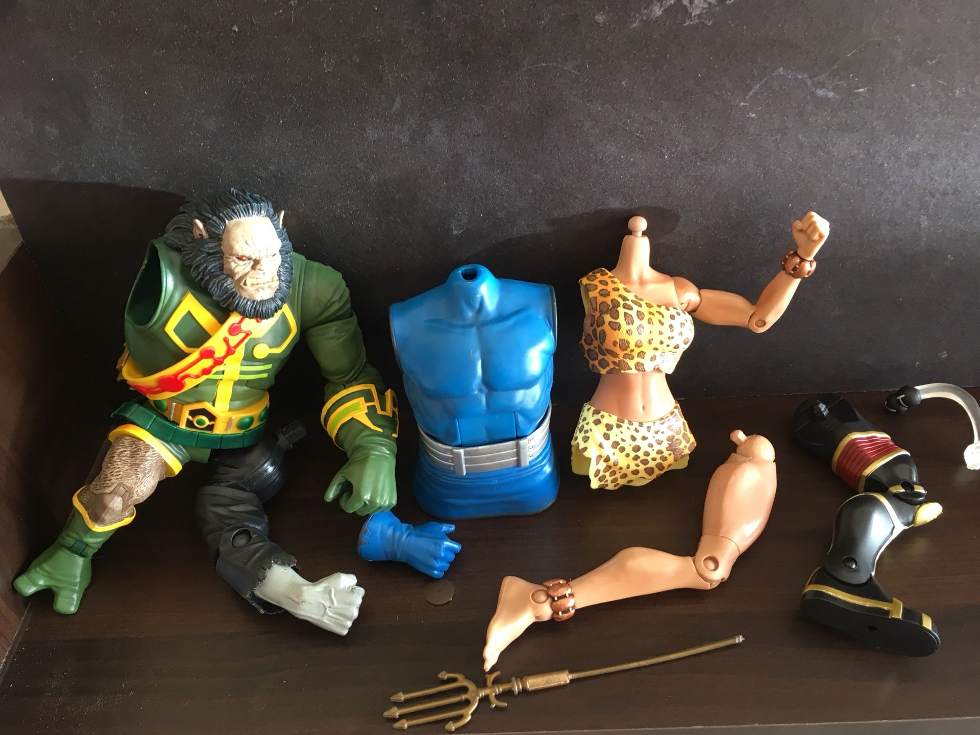 DC Universe Classics BAF lot Kalibak, Darkseid, Giganta, Solomon Grundy, Imperiax