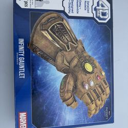 Brand New Unopened Marvel Infinity Gauntlet 3D Puzzle Model Kit with Stand 142 Pcs