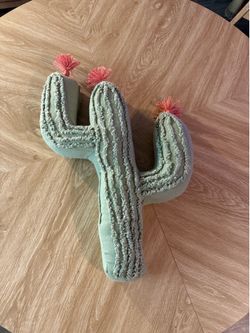Large Cactus Accent Pillow