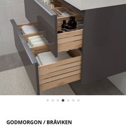 IKEA Godmorgon Bathroom Vanity With Double Sink