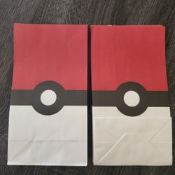 Pokemon party favor bags $6
