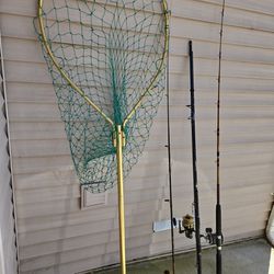 Fishing  Poles & Net