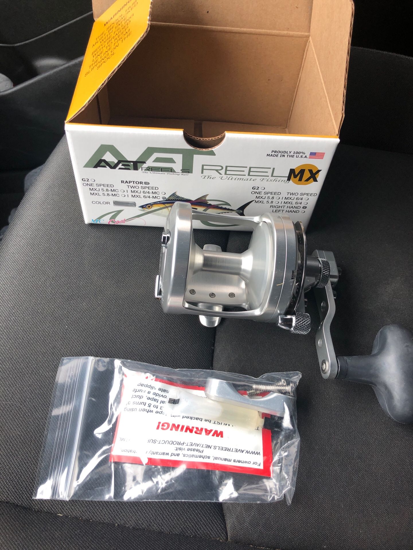 Avet MXL Raptor - Silver Fishing Reel