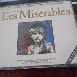 Les Miserable Original Broadway Cast Recording Two Disc 