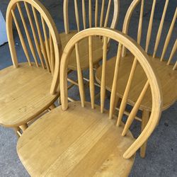 4 very solid  chairs 48” height