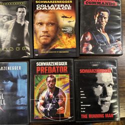 Arnold Schwarzenegger 6 Movie DVD 