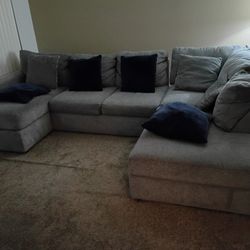 2 Piece Sectional Sofa 