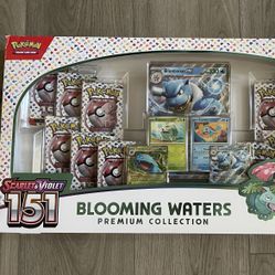 Pokémon Scarlet & Violet 151 Blooming Waters Premium Collection Box NEW/SEALED