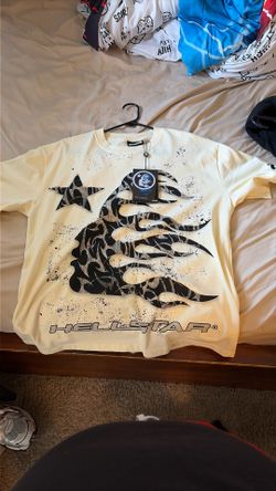 Cream Hellstar Shirt Size M