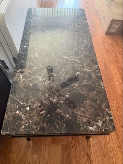 Marbel Gray Coffee Table