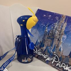 Disneyland Battery Operated Fan With Water Mist
