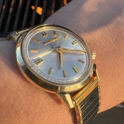 Vintage 1963 Accutron Bulova In 10K Gold Rolled 