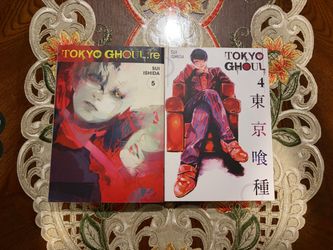 Tokyo Ghoul Manga Vol. 4 and Tokyo Ghoul:re Vol. 5