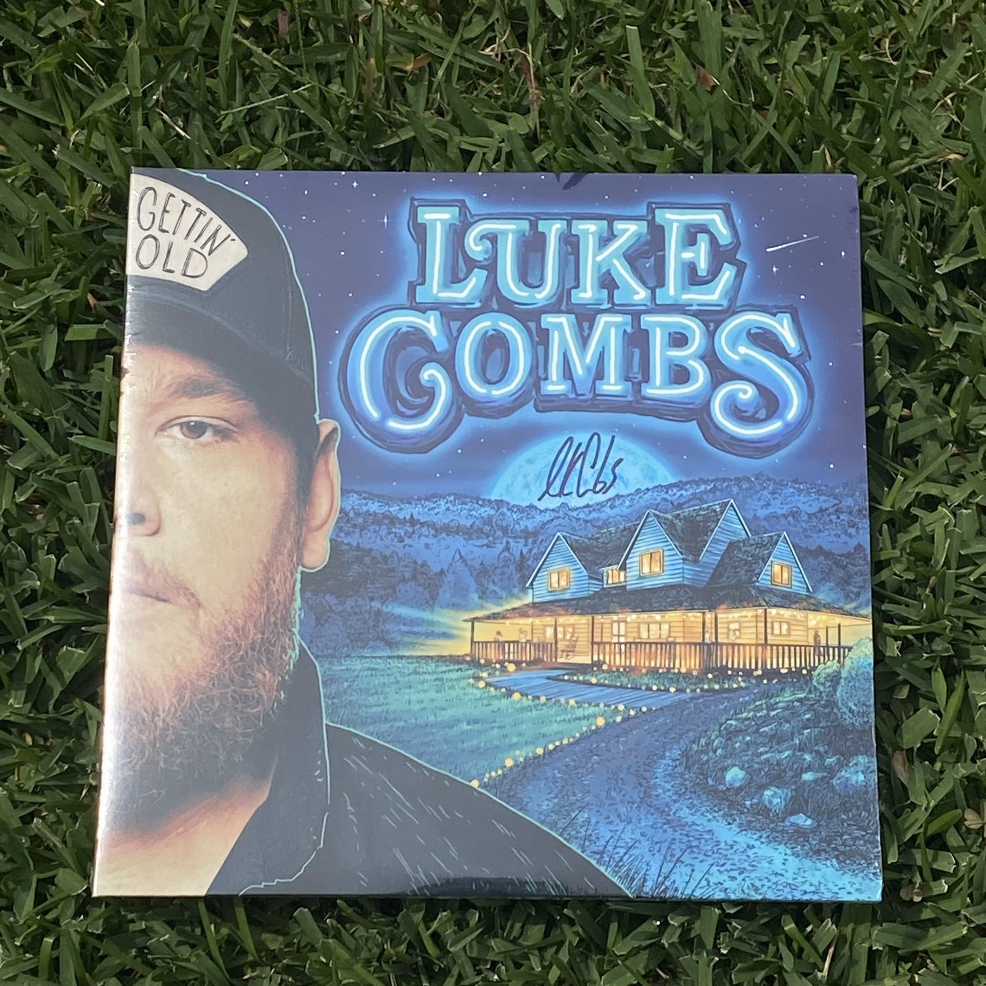 Luke Combs Getting Old Vinyl Signed