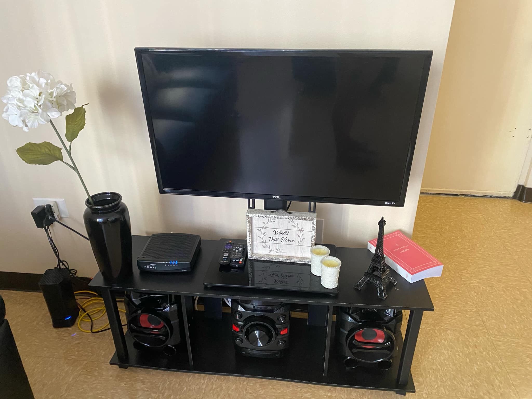 Tv And Radio And Table