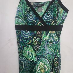 Green Paisley Tanktop 