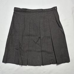 Lands End Girls Box Pleat Skirt Size 10 New