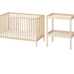 Crib And Changing Table Included Mattress 