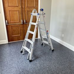 Werner 21ft Multi Position 5 In 1 Pro Extension Step Ladder