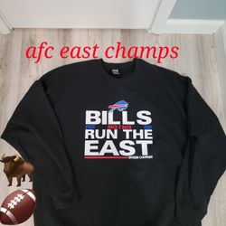 Buffalo Bills Afc East Champs Crewneck Xxl