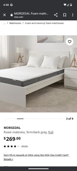 Ikea morgedal full sale mattress