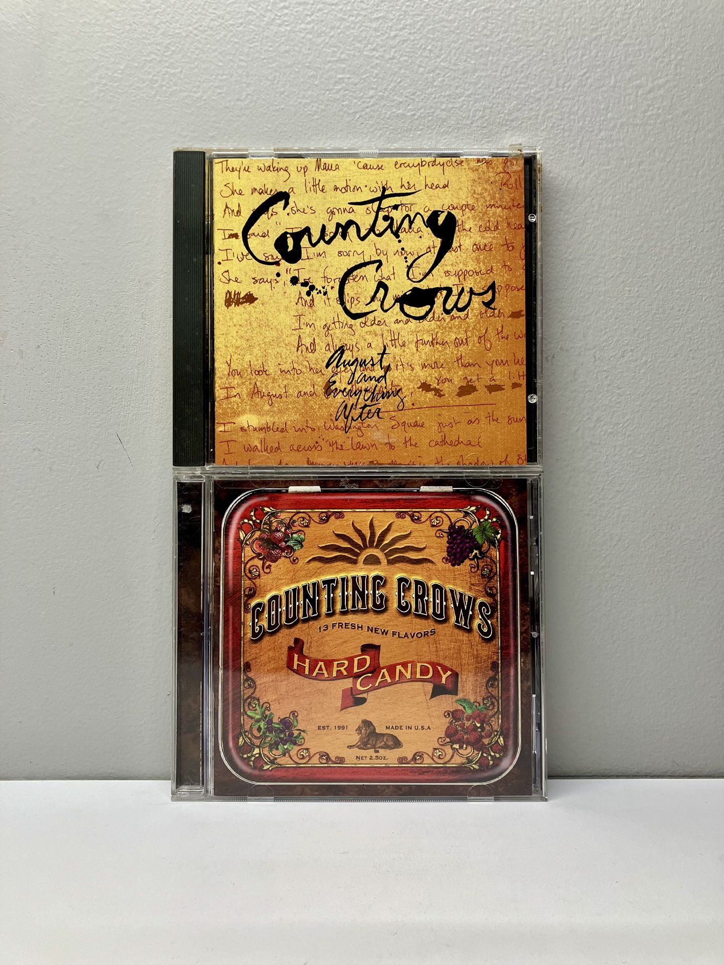 Pair Of Counting Crows CDs - August And Everything After - Hard Candy