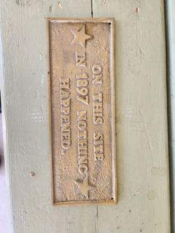 Metal (brass?) Plaque