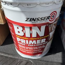 Zinsser 5 gal. B-I-N Shellac-Based White Interior Primer and Sealer