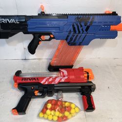 Nerf Rival Khaos Blue MXVI-4000 & Rival Artemis XVII-3000 