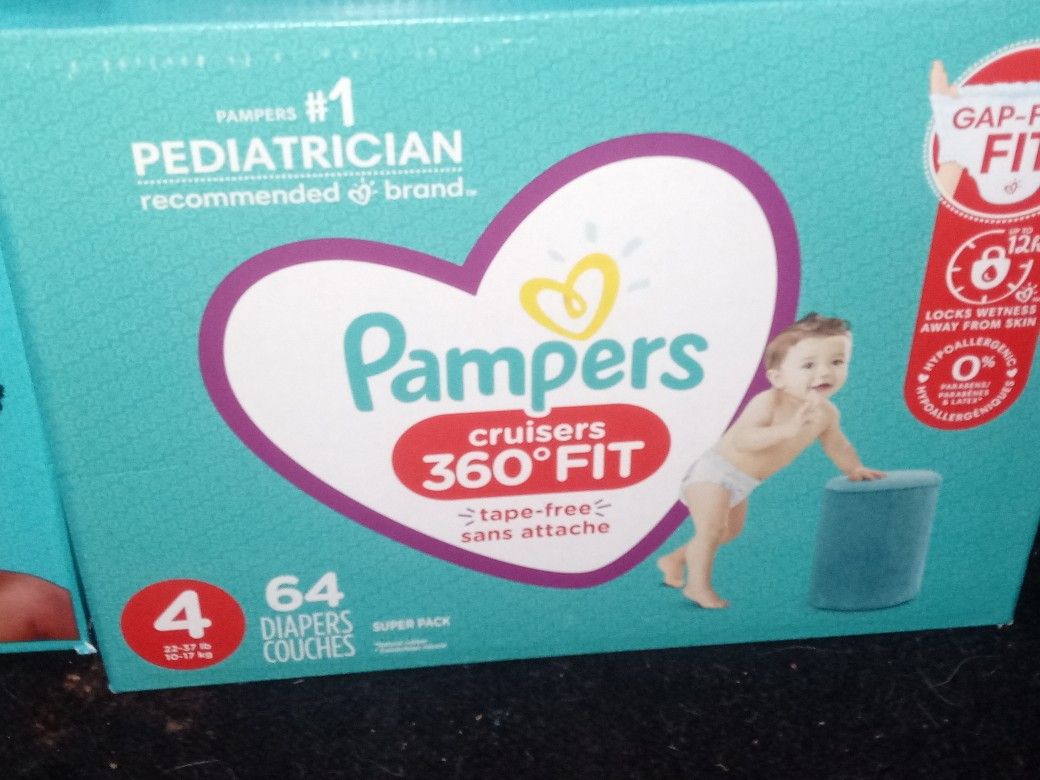 Pampers Size 3 4 Y 5 $23 Each 