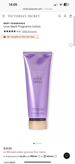 NEW Victoria Secret Love Spell Fragrance Mist and lotion