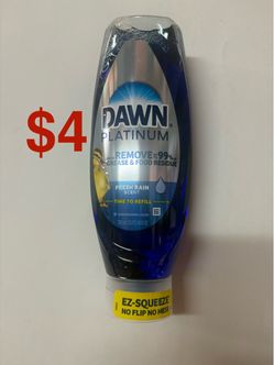 Dawn Platinum Dish Soap Fresh Rain 24 oz