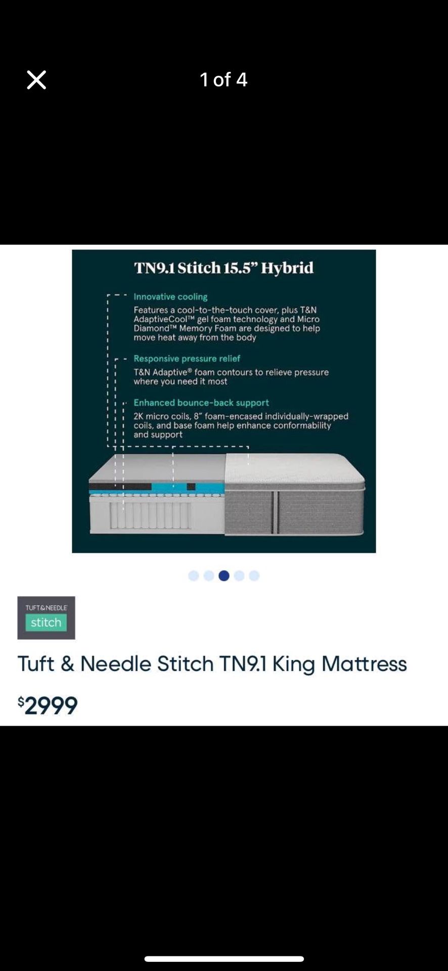 King Hybrid Mattress 
