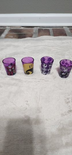 The nightmare before christmas shot glasses