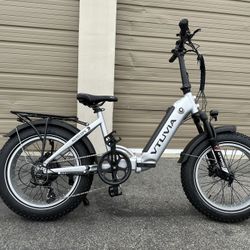 VTUVIA SX20 Antelope 750 Watts Step Thru E-bike In Silver
