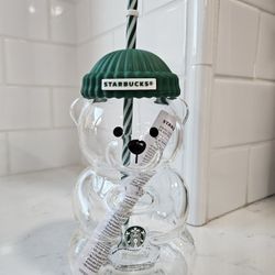 Starbucks Bearista Glass Cup