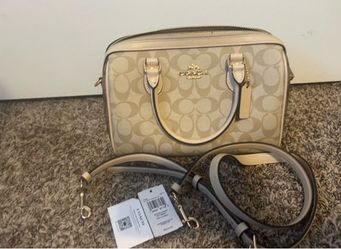 Coach sig blk rwn bag